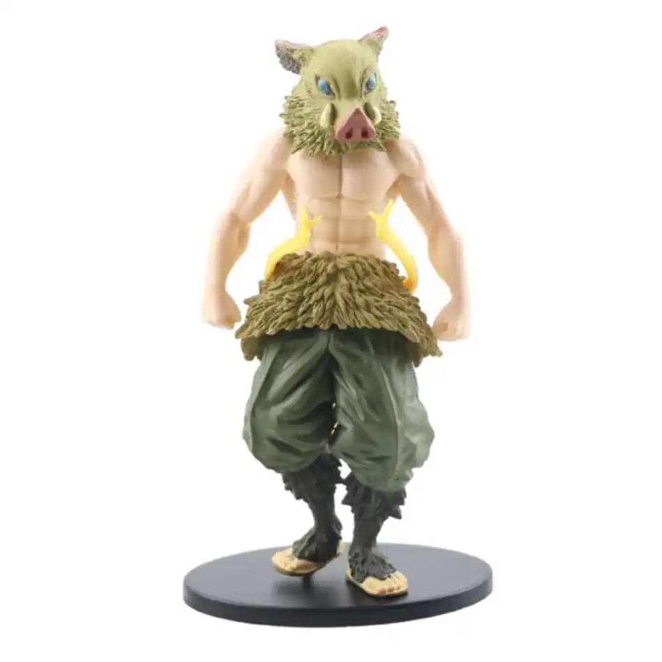 14-16cm Kamado Tanjirou PVC figure, detailed pose on white background..