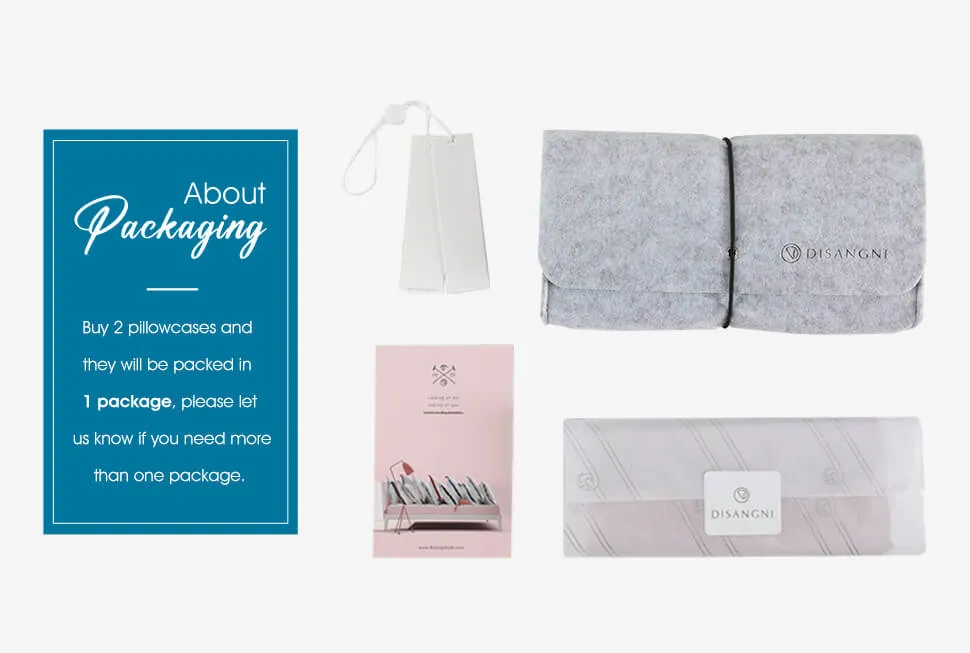 Premium mulberry silk pillowcase with zipper closure on white bedding display.