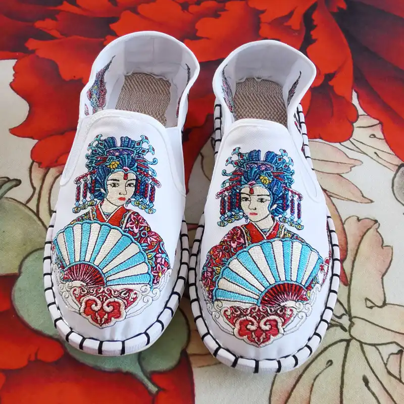 Detail shot of shoe interior showing comfortable cotton lining and rubber insole.