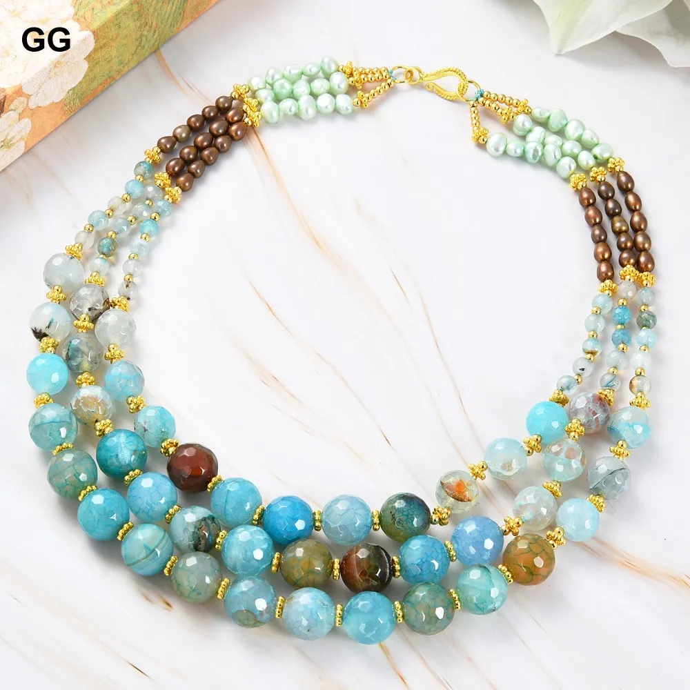 Fire agate stones in 6mm 12mm 14mm sizes displaying natural colors and patterns.