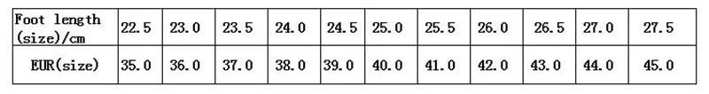 Size comparison chart showing proper fit guidelines for ethnic embroidered canvas shoes.