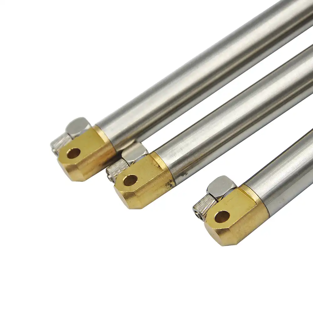 Stainless steel RC hydraulic cylinder with 55MM 75MM 90MM stroke options for excavator bulldozer.