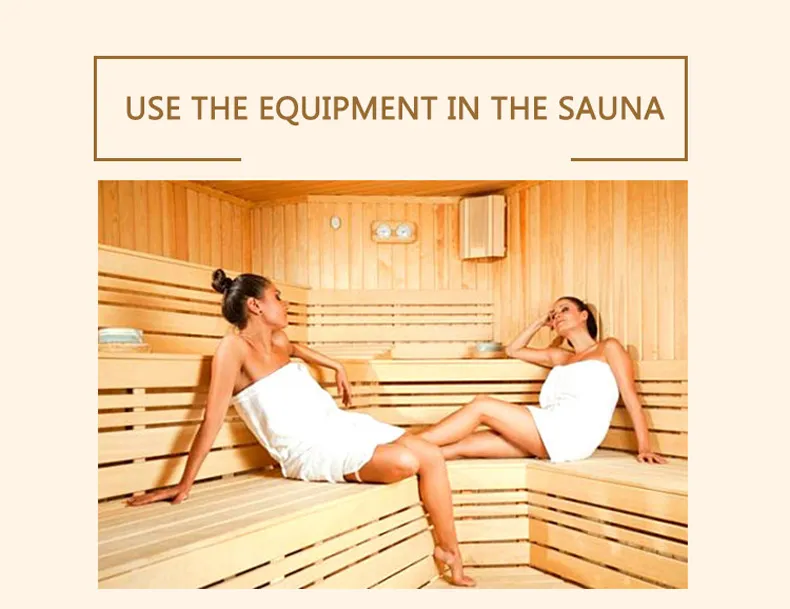 Ergonomic wooden ladle with smooth handle design for comfortable sauna steam room use.