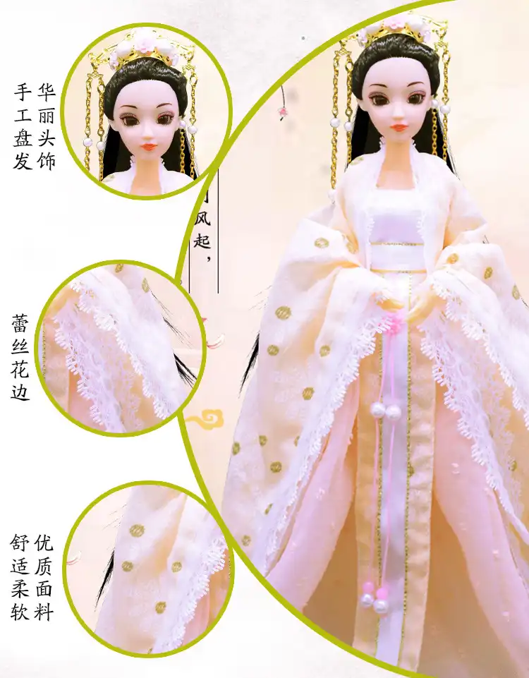 Close up of articulated doll joints demonstrating 12 point flexibility and movement.