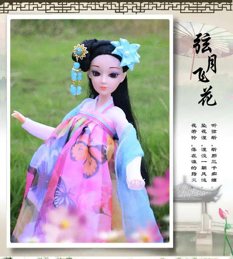 Close up of fairy suit dress layers showing traditional Chinese garment construction.