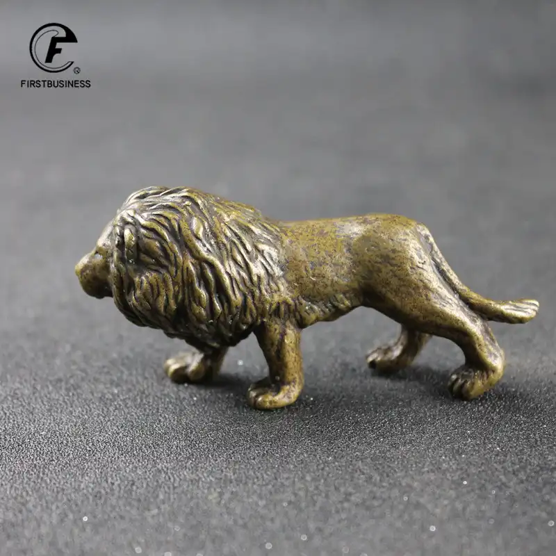 Chinese lion statue group arrangement showing decorative possibilities.