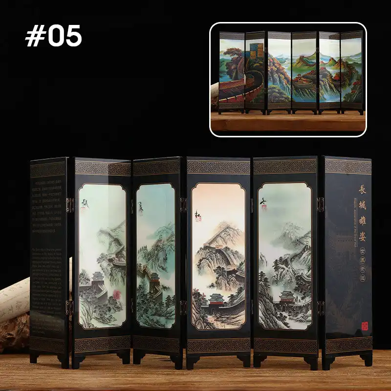 Close up of traditional Chinese folk crafts ornament displaying detailed artwork and colors.