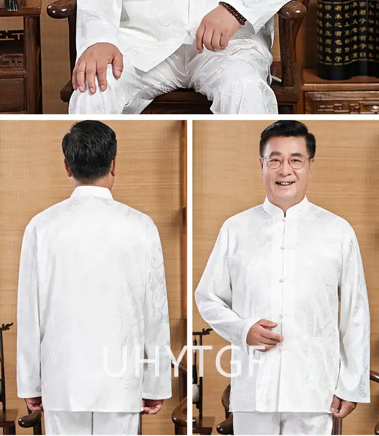 Tang suit care instructions label showing proper maintenance for silk fabric preservation methods.