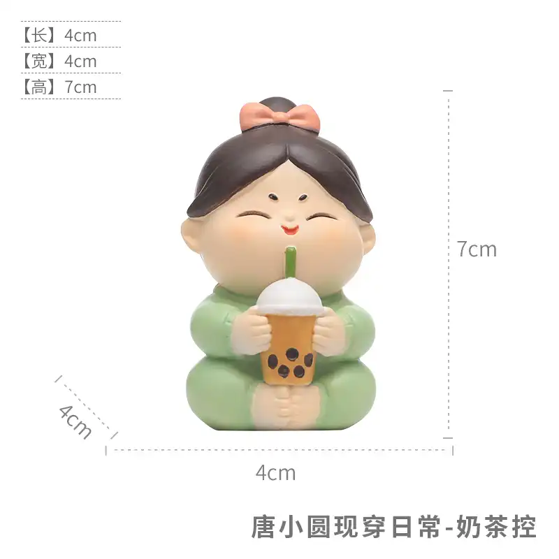 Close up of handmaiden doll face displaying authentic Chinese features and makeup details.