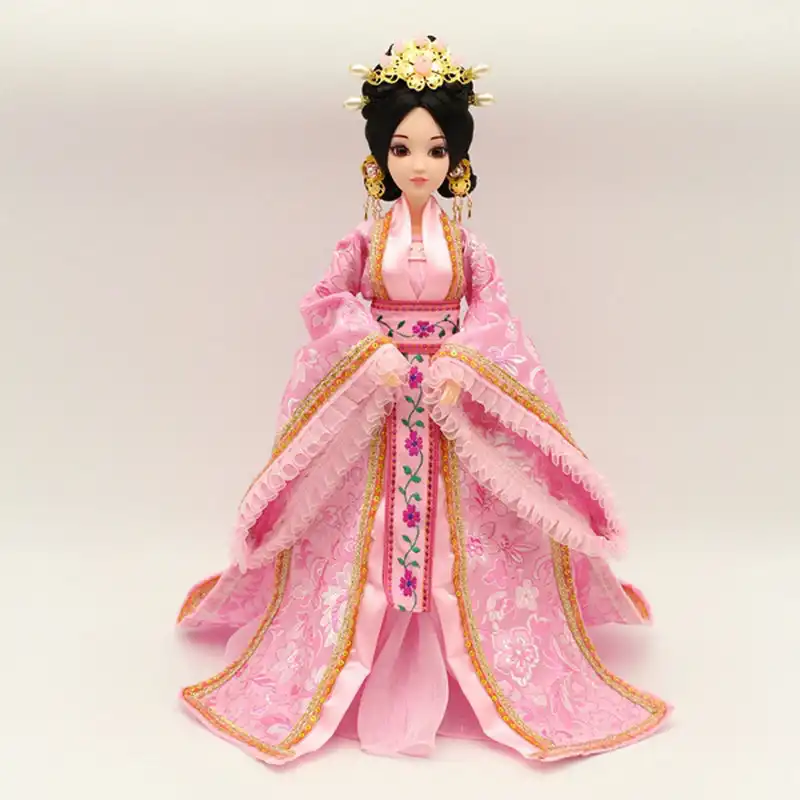 Hanfu doll clothes displaying authentic Chinese cultural dress elements and historical accuracy.
