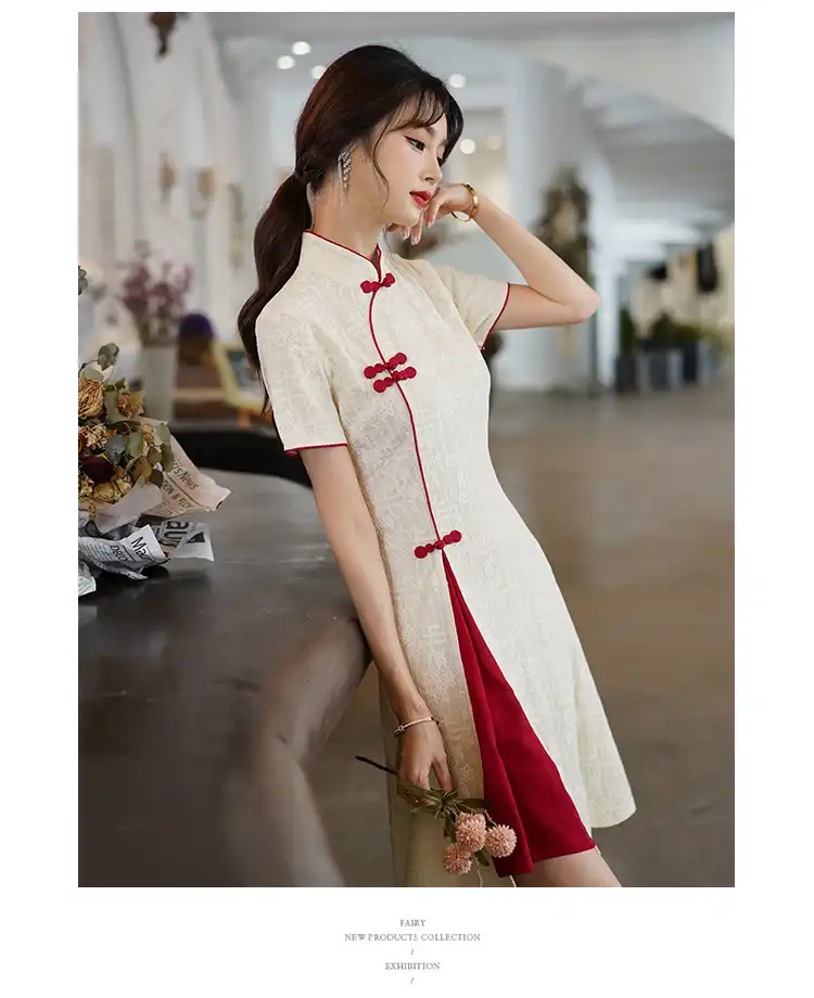 Vintage qipao dress showing versatile styling options for different occasions.
