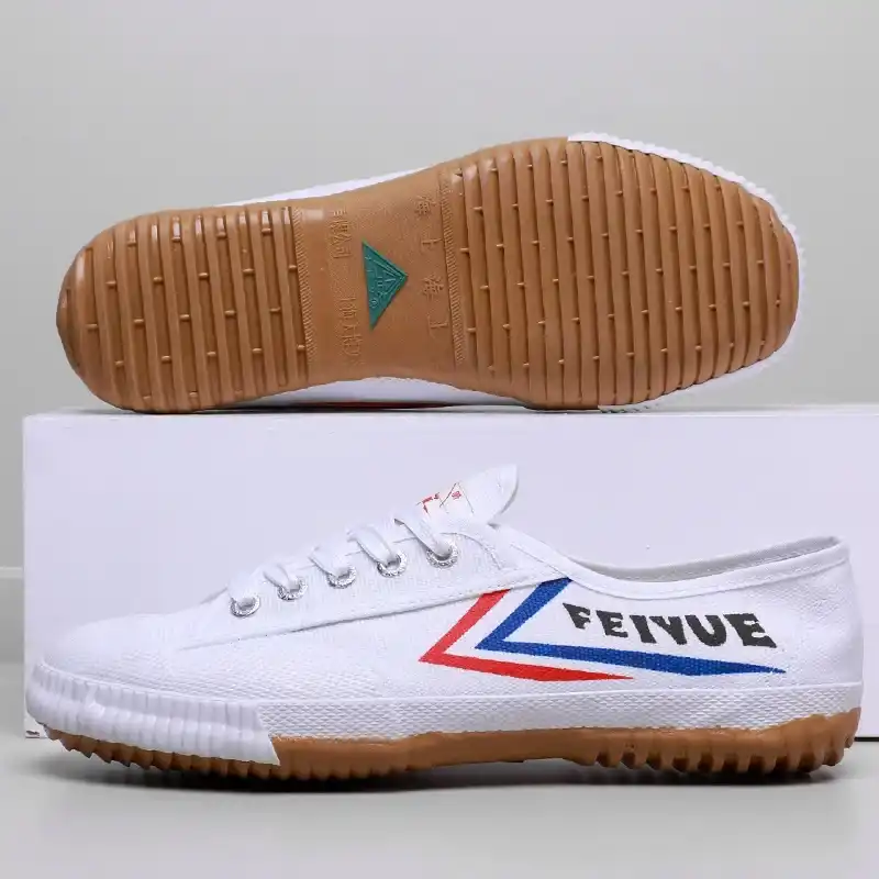 Close-up of rubber outsole displaying grip pattern for stability during training movements.