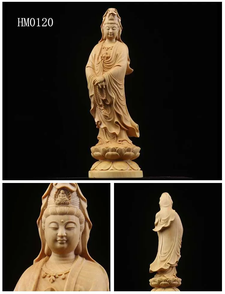 Buddha statue decoration in office space creating zen work environment atmosphere.
