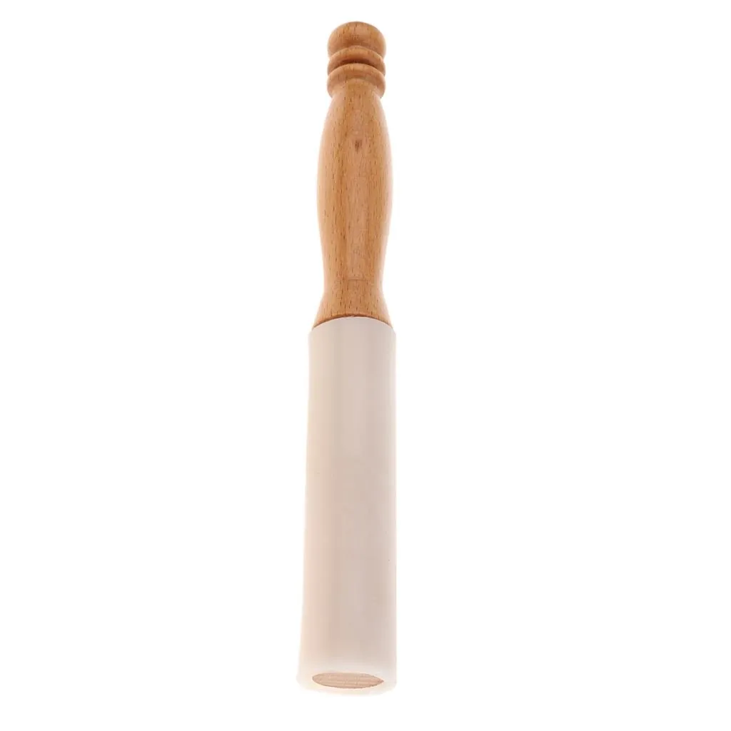 High quality 24.2cm rubber mallet designed specifically for crystal singing bowls and pyramids.