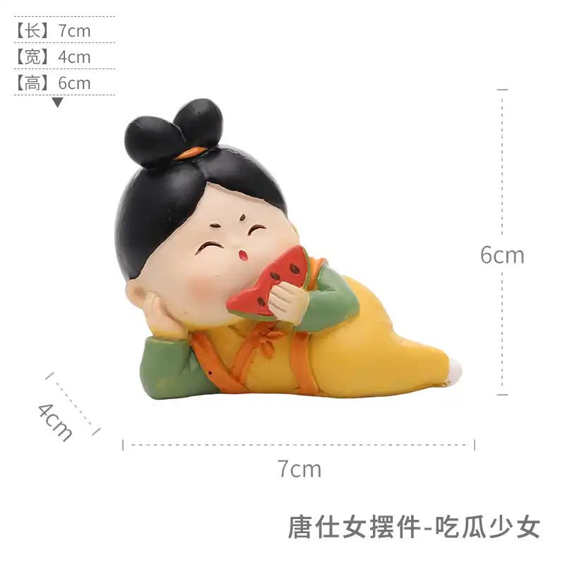 Chinese ethnic doll showing cartoon style features and cultural authenticity.