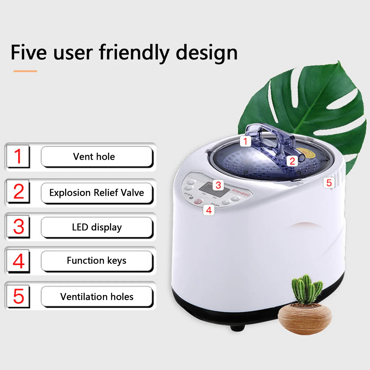 PP and stainless steel construction details of durable portable steam sauna materials.
