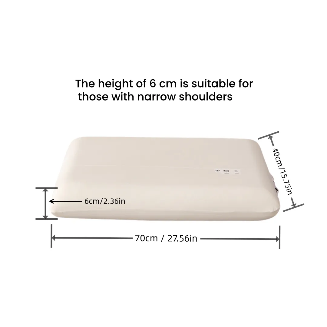 Hotel quality packaging and presentation showing premium solid memory foam pillow.
