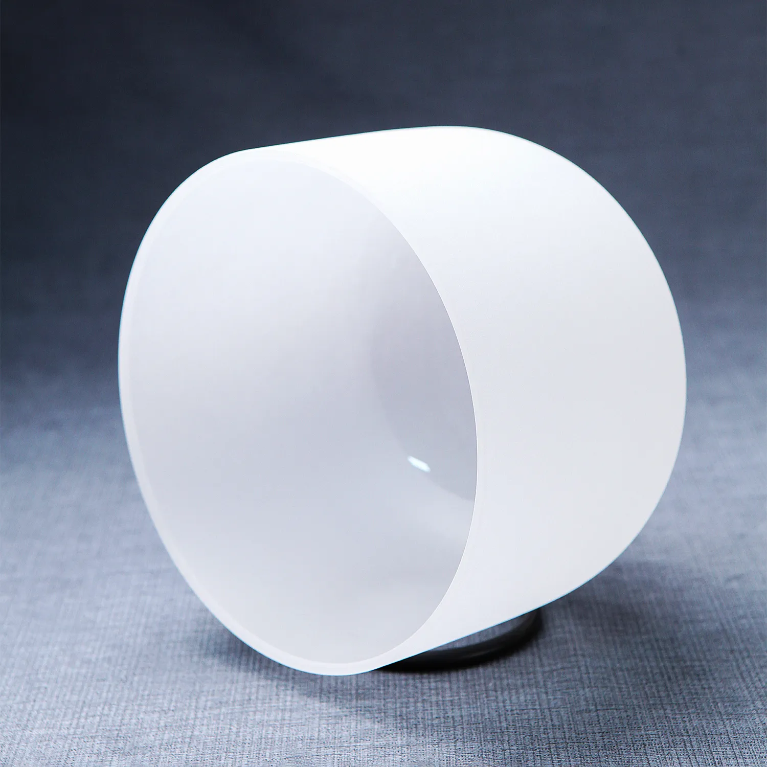 Professional packaging and protective storage for gradient crystal singing bowl set.