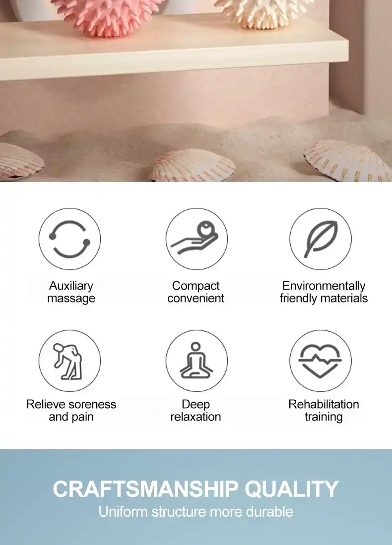 6cm massage ball for yoga, used on shoulder area..