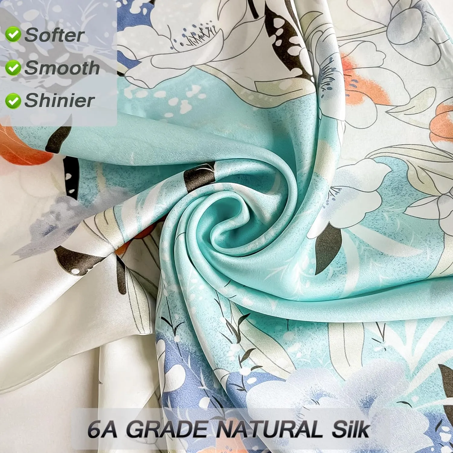 Silk pillowcase care instruction demonstration showing hand wash and gentle fabric handling.