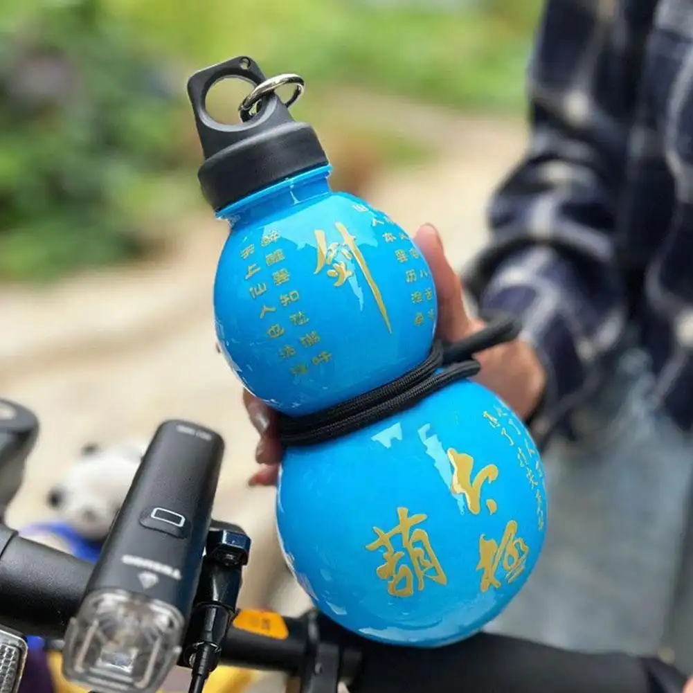 Chinese gourd bottle with Monkey King cultural elements and Journey to the West inspiration.