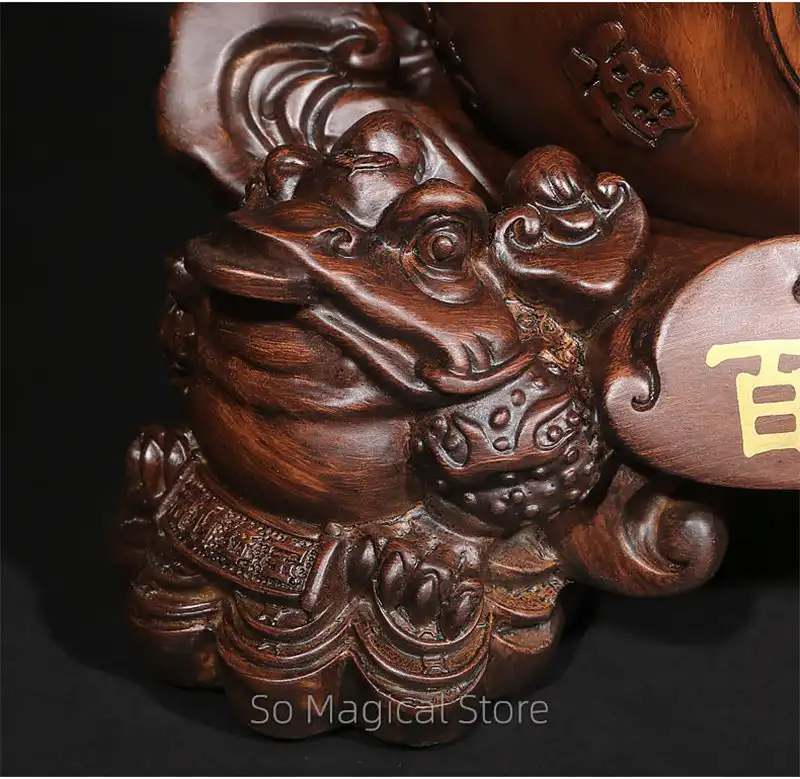 Golden gourd ornament on office desk creating positive energy workspace feng shui.
