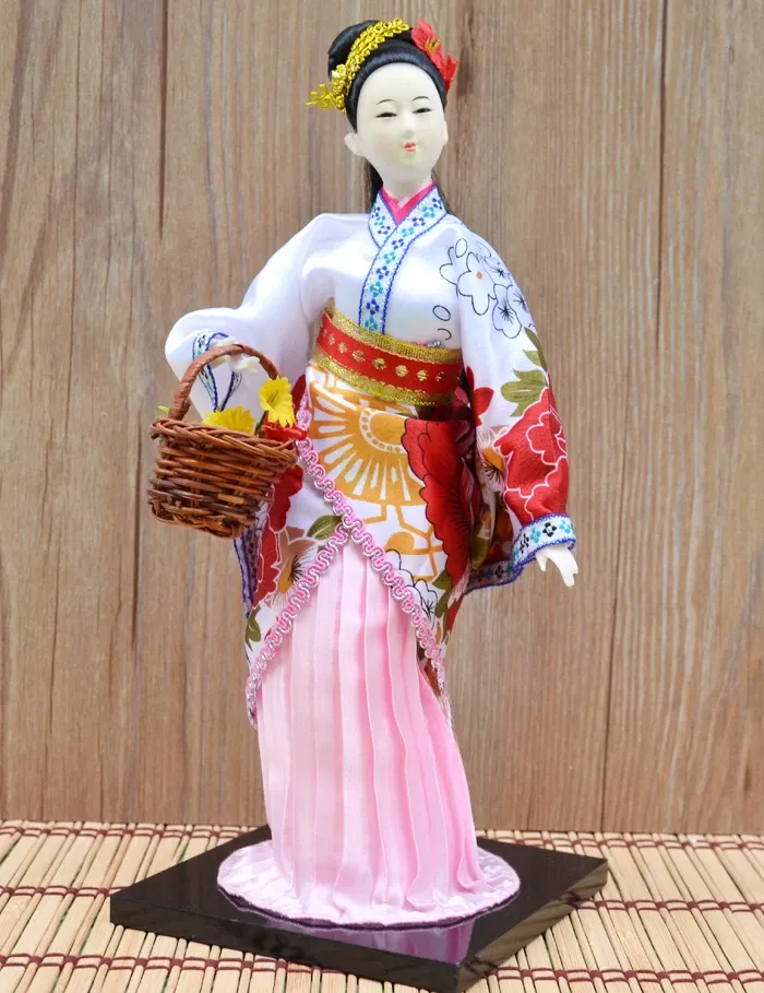 Hands and gesture positioning on authentic Peking opera character doll figure.