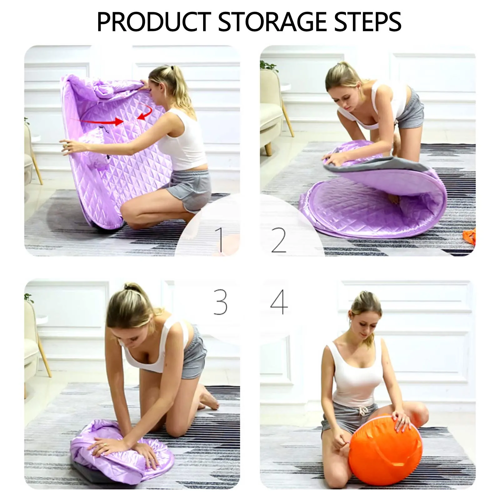 Full body steam therapy session demonstrating weight loss and detox benefits at home.