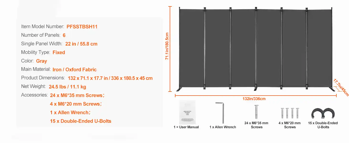 Living room setup featuring 4-panel divider creating intimate space separation and privacy.