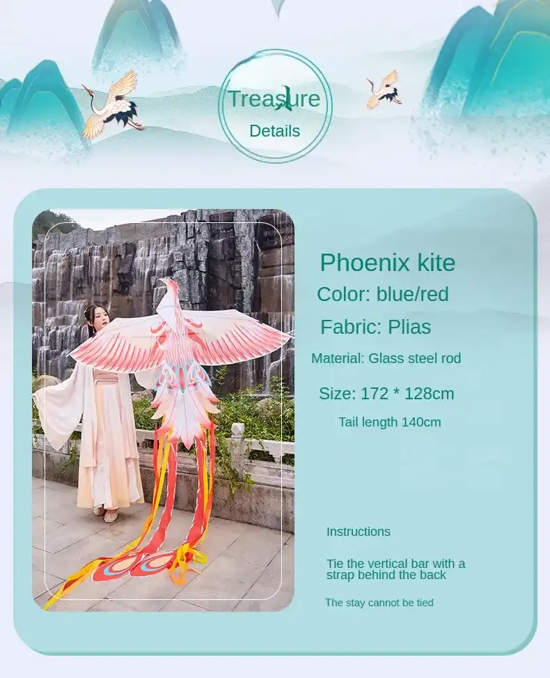 Phoenix kite launching sequence showing adult releasing kite into wind for takeoff.