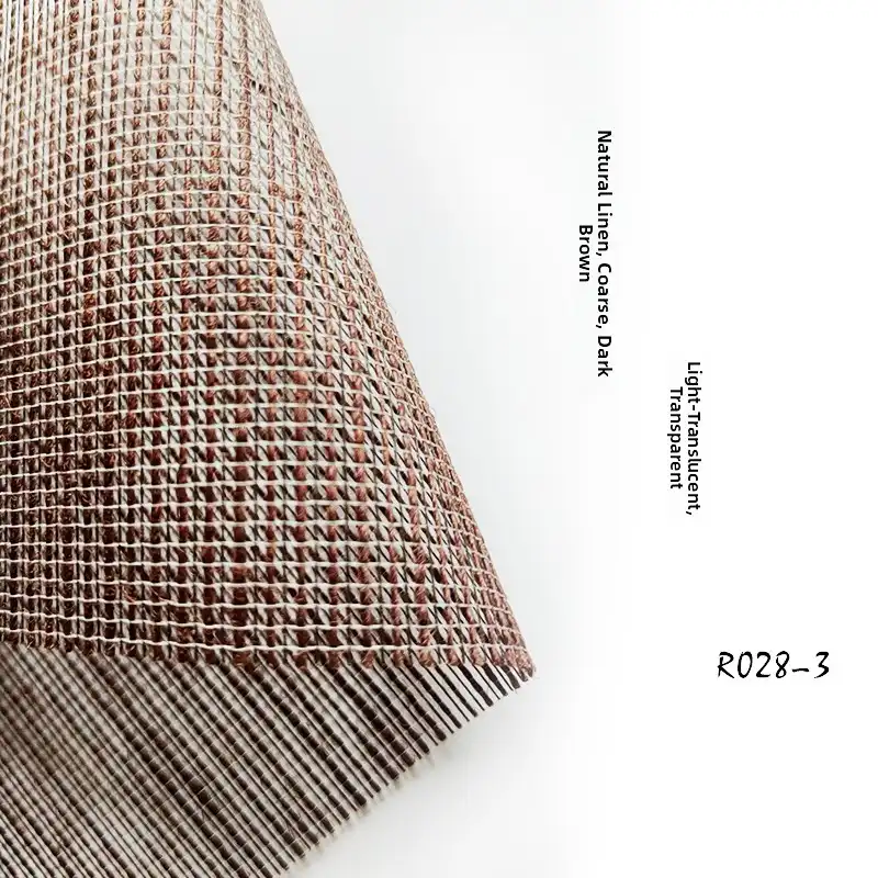 Hemp bamboo curtain screen with traditional bead-pull operation mechanism for easy use.