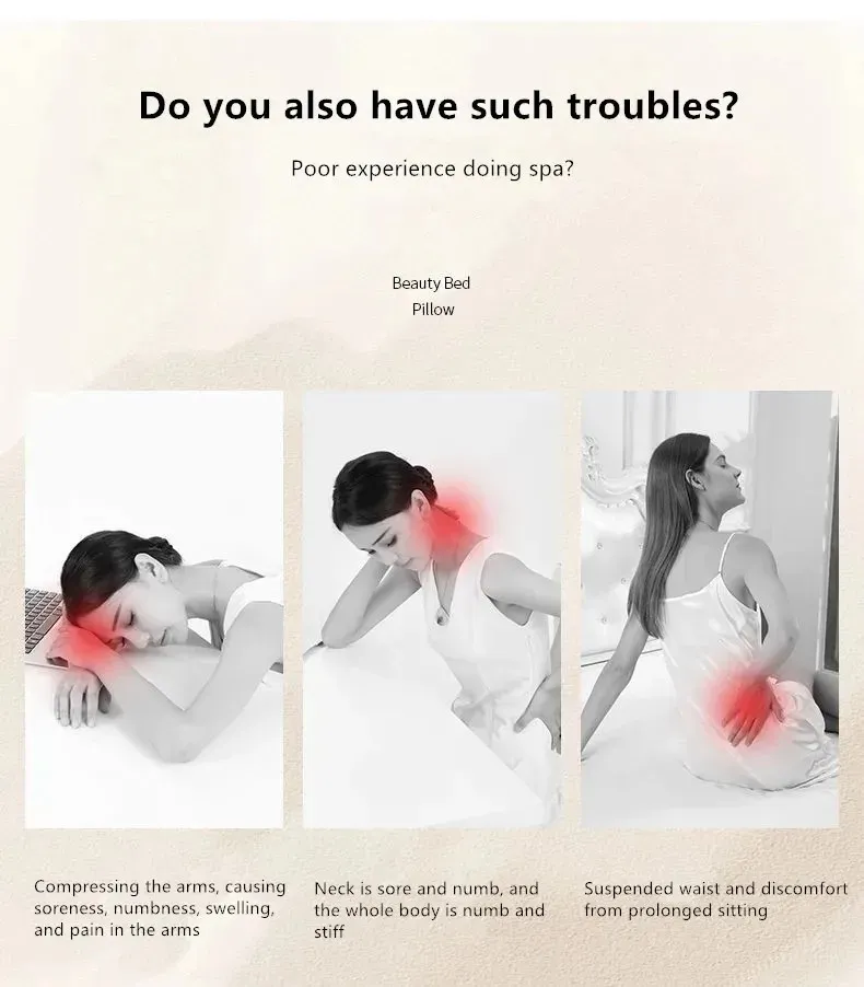 Side profile view showing proper neck alignment and spinal support with face down pillow.