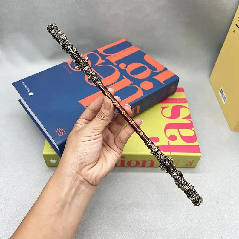 Ruyi Jingu Bang metal staff model product specifications and weight demonstration