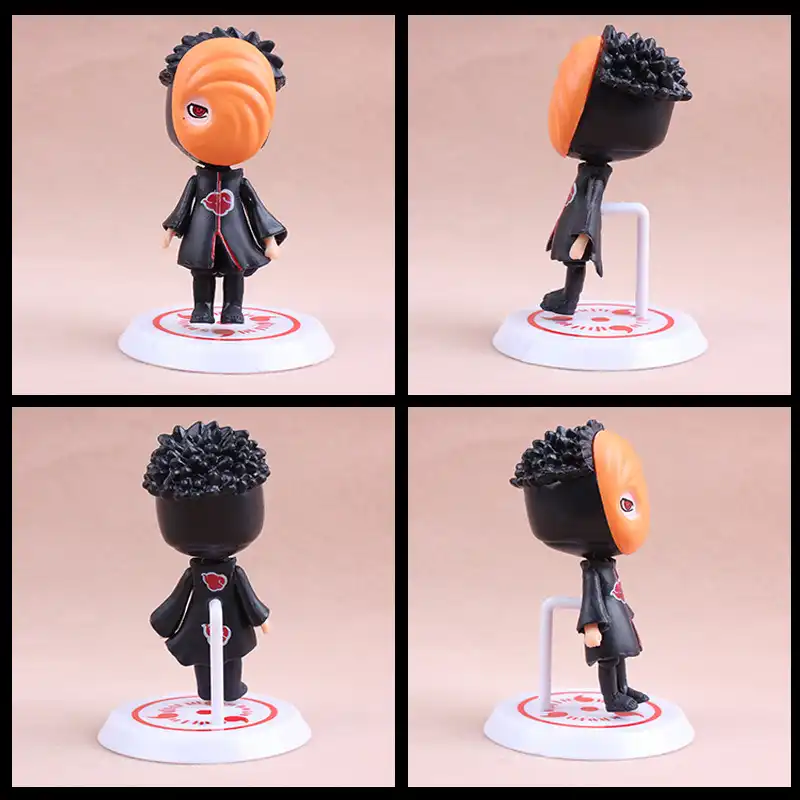 Bandai Naruto mini figures, displayed with anime-themed decor..