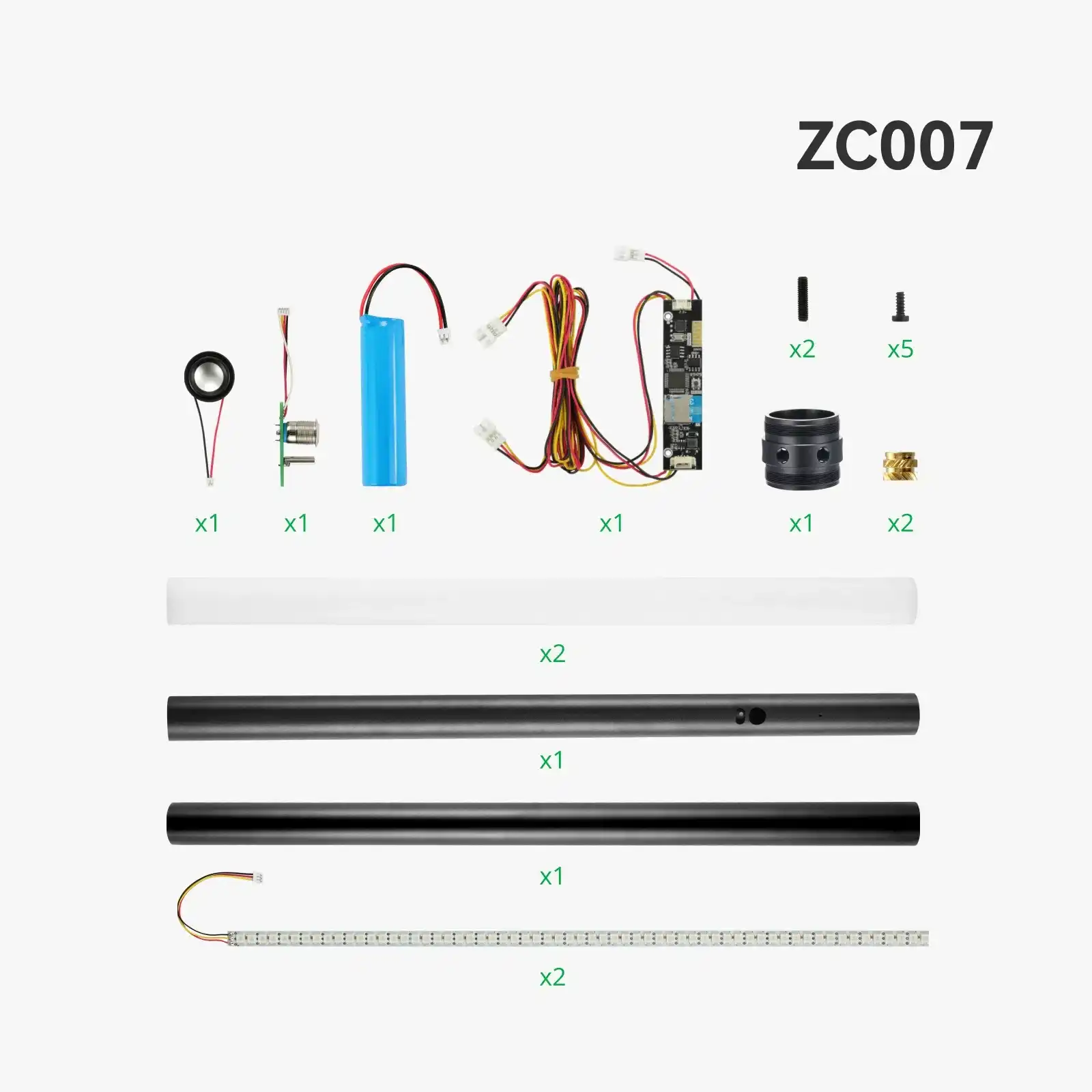 BambuLab compatible props kit featuring Bluetooth app control and motion sensors for interactive gaming experience.