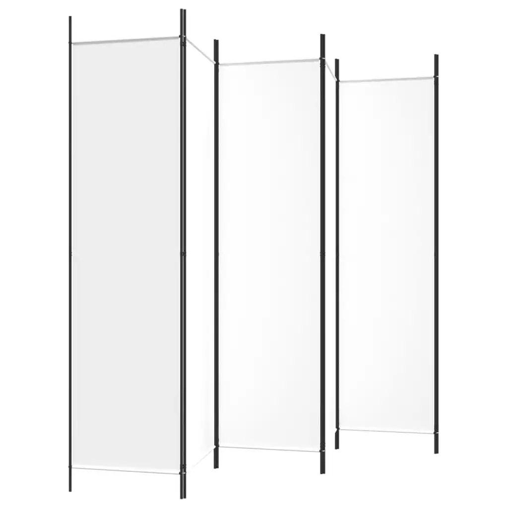 Full extended room divider displaying 300x200cm dimensions with classic style white panels.