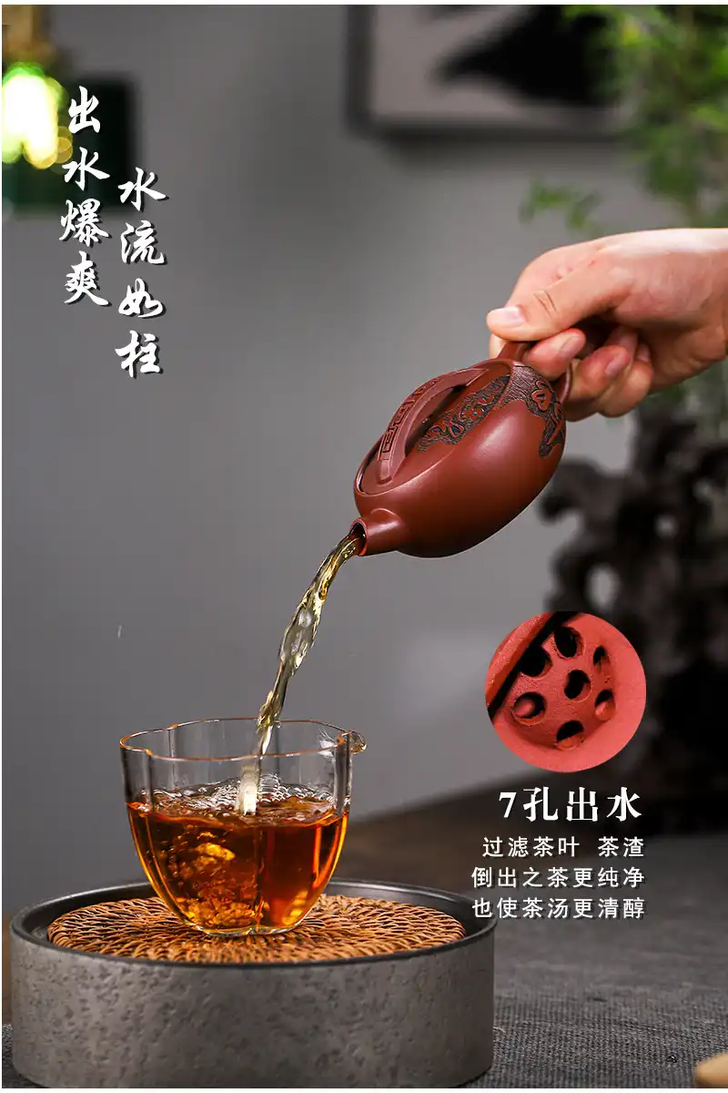 Authentic Yixing pottery workshop showing traditional Dragon Blood Sand clay preparation process.