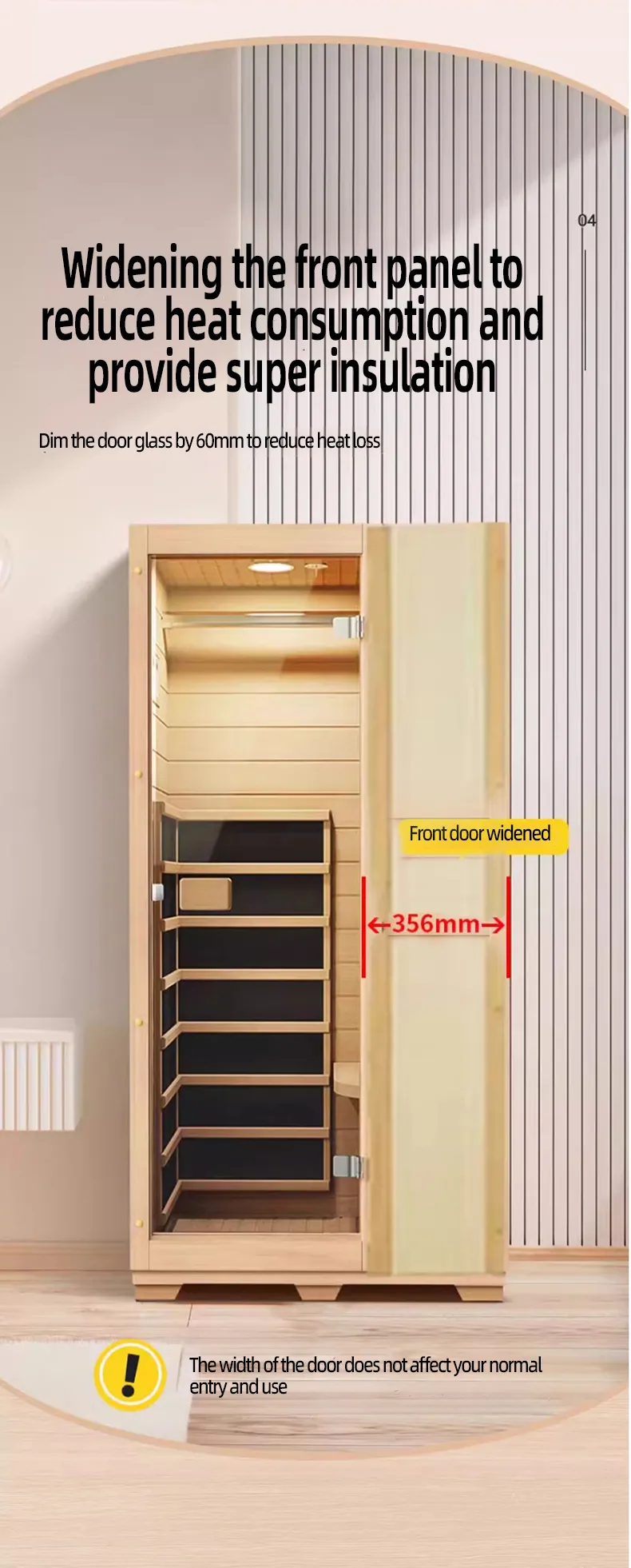 Professional installation process showing assembly of hemlock wood sauna room components.