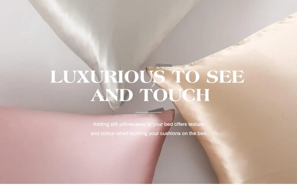 Thread count close-up showing 600+ thread density of premium mulberry silk.