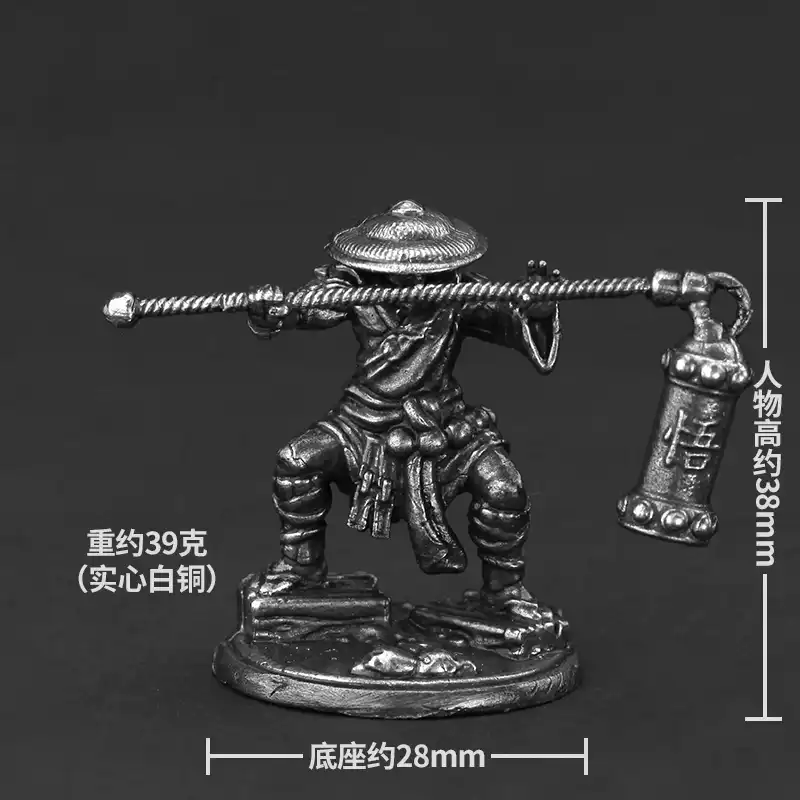 Tang Monk figure detail showing authentic traditional Chinese design and cultural accuracy.