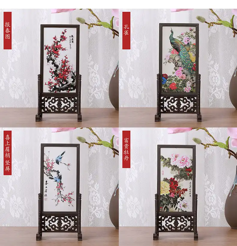 Side angle view revealing three-dimensional depth and texture of resin landscape table decoration.