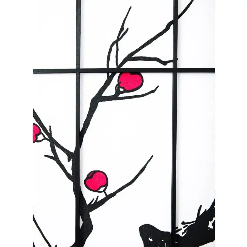 Pine wood frame construction with 2-way hinges demonstrating flexible folding screen positions.