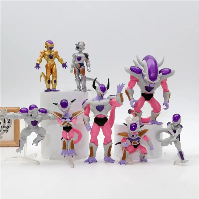 Dragon Ball Z Frieza model with dynamic pose, angled view..