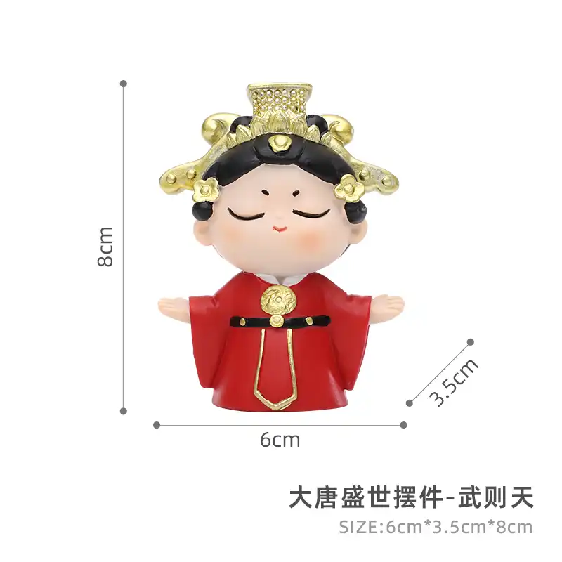 Chinese souvenir doll packaged as tourism gift with cultural significance.