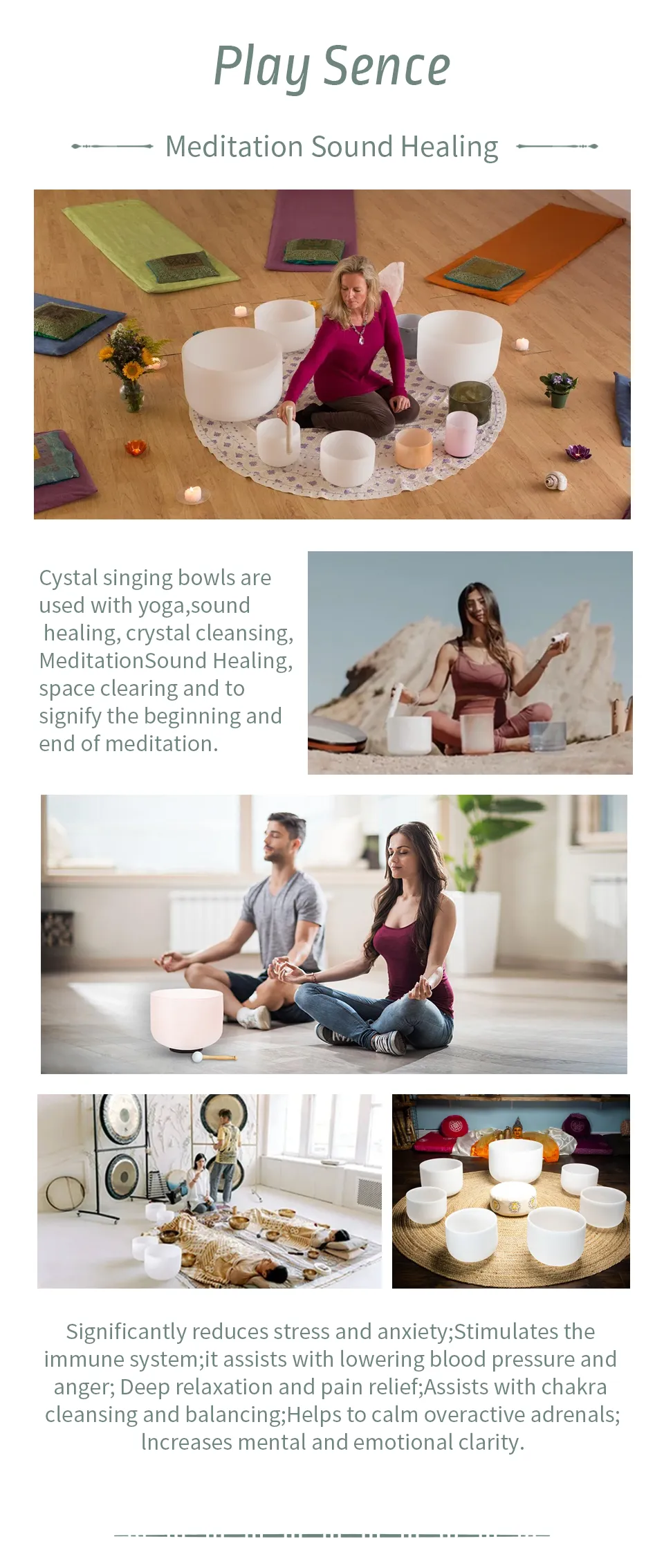 Complete crystal singing bowl set with protective carrying bag and foam padding.