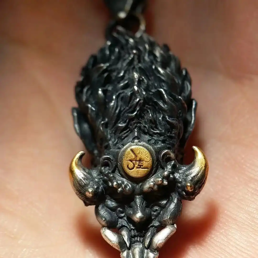 Multiple Black Myth Wukong pendants arranged showing design variations and quality consistency for wholesale.