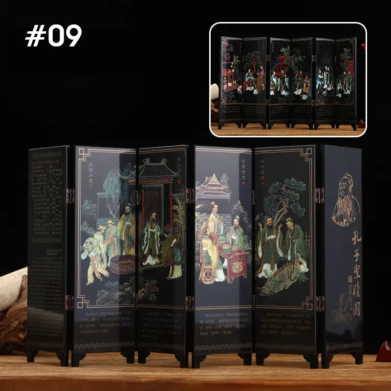 Close up of plant-themed artistic elements combined with traditional Chinese motifs.