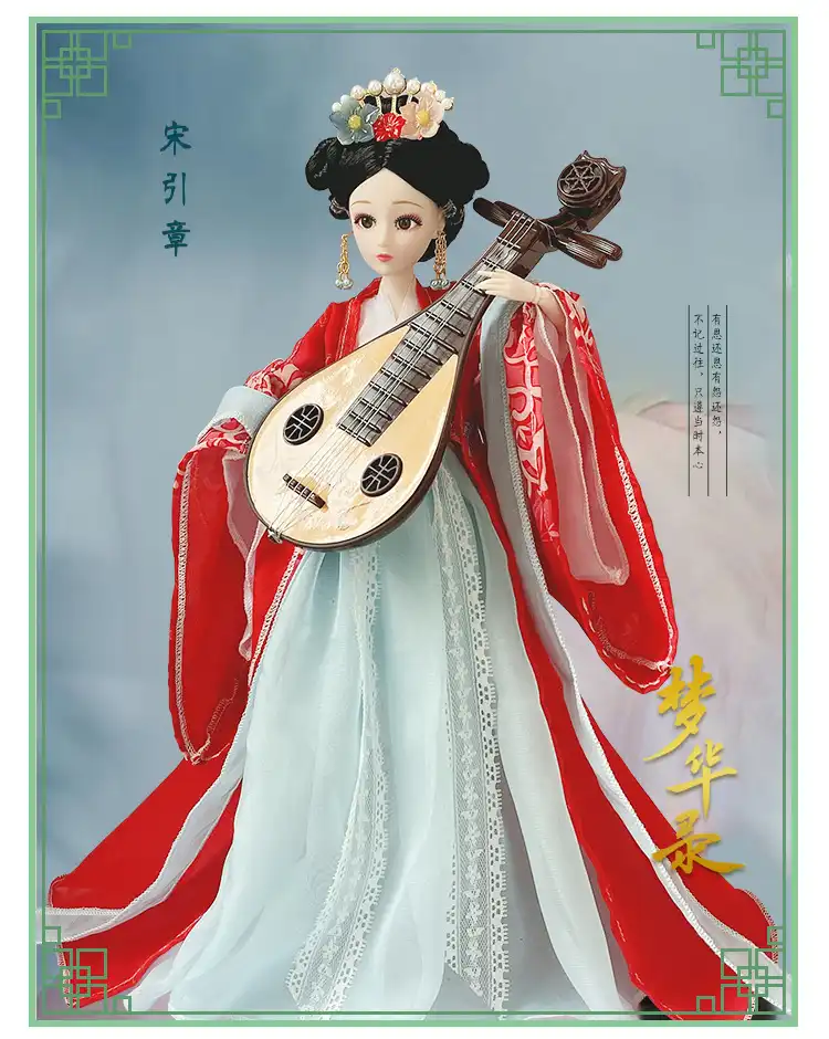 Imperial Court Princess Doll packaging and accessories showing complete collector set contents.