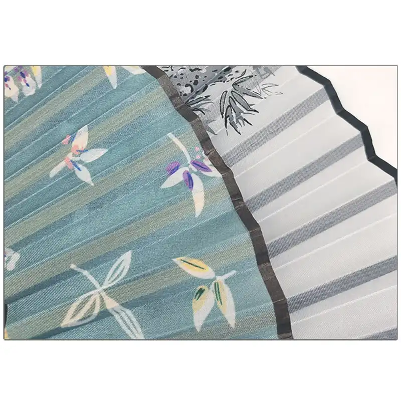 Cultural performance with traditional silk fan highlighting authentic heritage styling.
