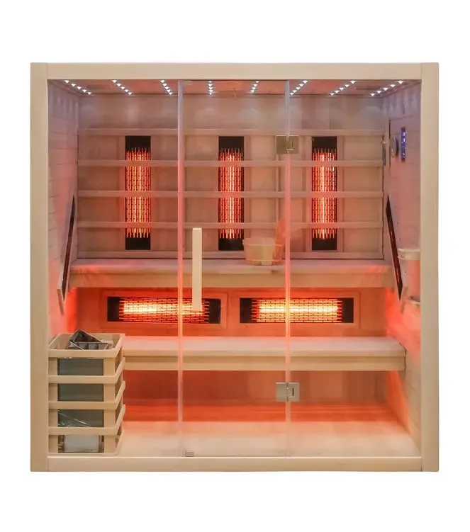Complete package contents ceramic sauna heater panel with installation accessories.